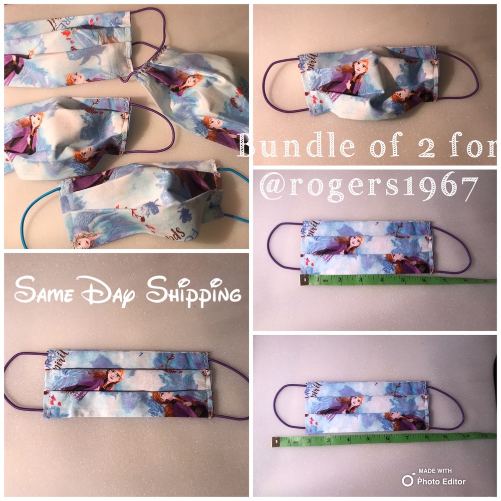 Face Mask Handmade Child *Disney Frozen* Edition